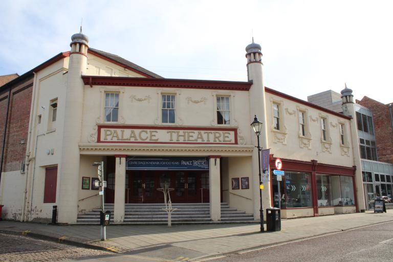 Facade of the Palace Theatre, Newark